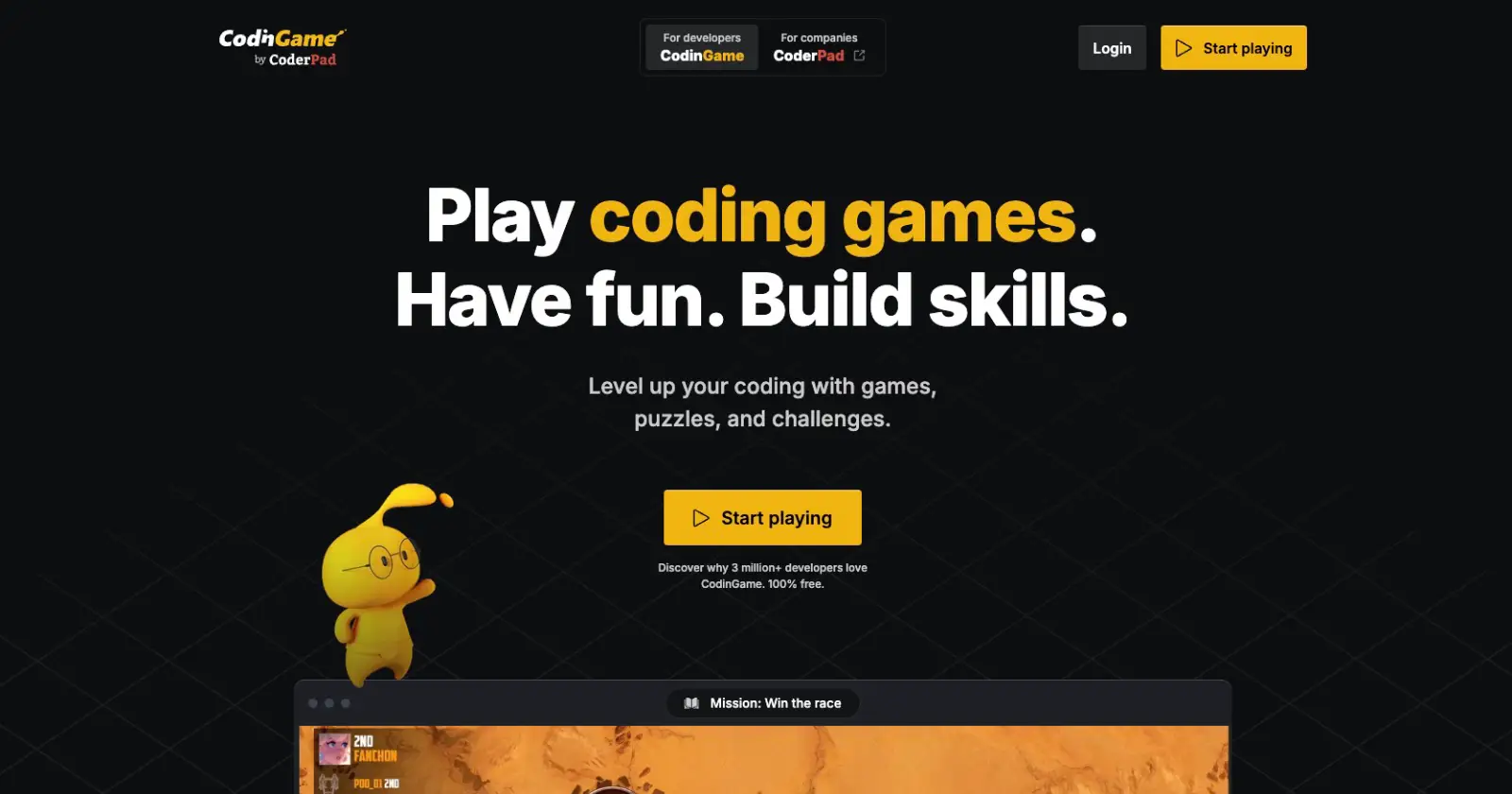 CoderPad (formerly CodinGame)